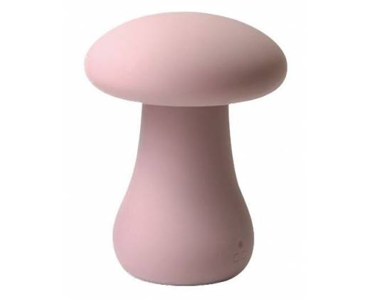 Розовый перезаряжаемый клиторальный стимулятор-грибочек Oyster Mushroom
