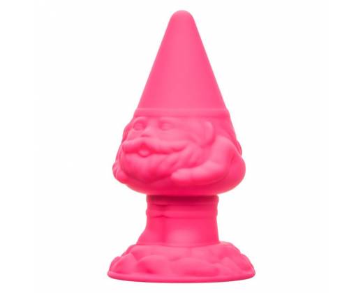 Розовая анальная пробка в форме гнома Anal Gnome
