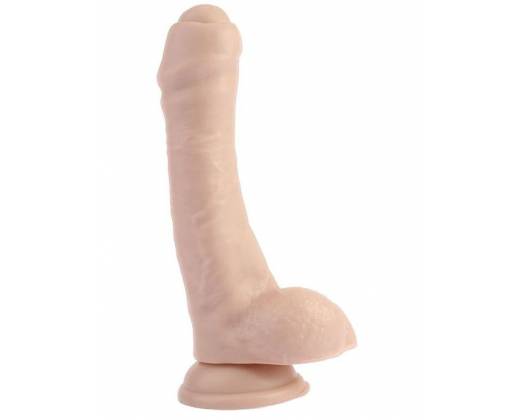 Телесный фаллоимитатор Super Sex Cock - 20,5 см.