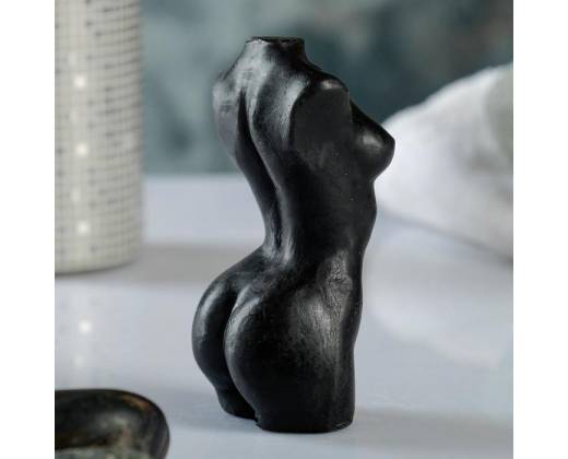 Черное фигурное мыло "Женское тело №1"