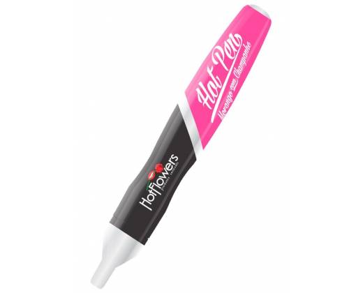 Ручка для рисования на теле Hot Pen со вкусом клубники и шампанского