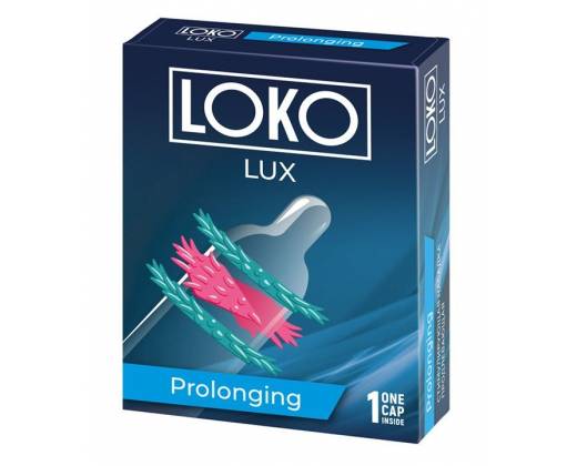 Стимулирующая насадка на пенис LOKO LUX с продлевающим эффектом