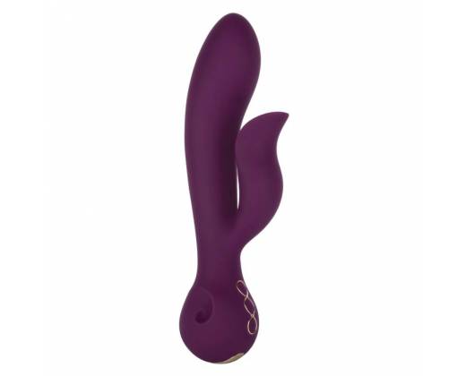 Фиолетовый вибратор-кролик Fantasy - 22,25 см.