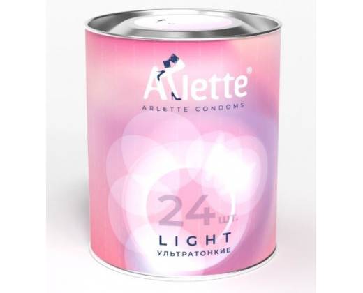 Ультратонкие презервативы Arlette Light - 24 шт.