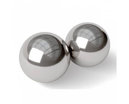 Серебристые вагинальные шарики Stainless Steel Kegel Balls