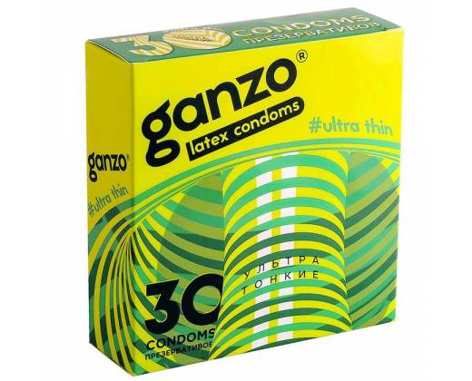 Ультратонкие презервативы Ganzo Ultra thin - 30 шт.