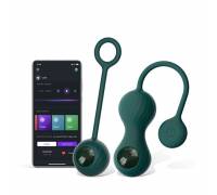 Изумрудные вагинальные шарики Magic Motion Crystal Duo Smart Kegel Vibrator with Weight Set