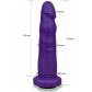 Фиолетовая реалистичная насадка-плаг - 16,2 см.
