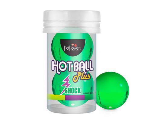 Лубрикант на силиконовой основе Hot Ball Plus с покалывающим эффектом (2 шарика по 3 гр.)