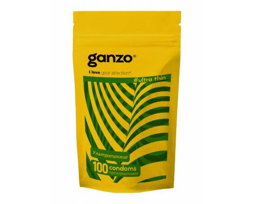 Ультратонкие презервативы Ganzo Ultra thin - 100 шт.