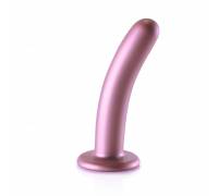 Розовый фаллоимитатор Smooth G-Spot - 15 см.
