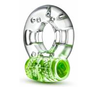 Зеленое эрекционное виброкольцо Arouser Vibrating C-Ring