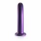 Фиолетовый фаллоимитатор Smooth G-Spot - 17,7 см.