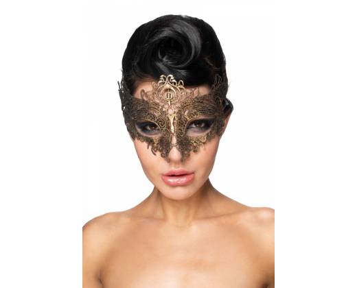 Золотистая карнавальная маска "Шедди"
