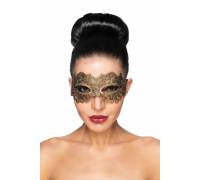 Золотистая карнавальная маска "Антарес"
