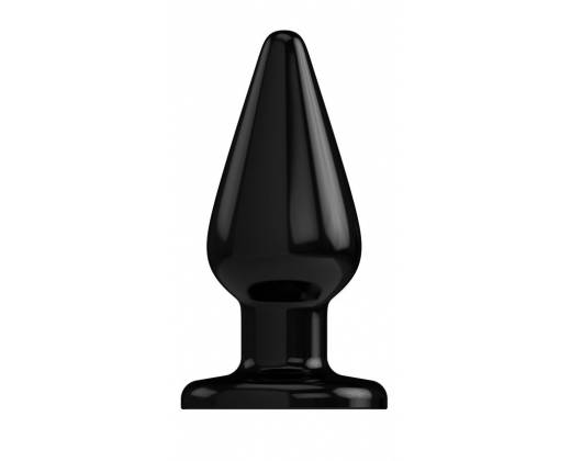 Чёрный анальный стимулятор Bottom Line 7 Model 2 - 18 см.