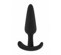 Чёрный анальный стимулятор Butt Plug No.29 - 12,5 см.