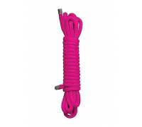Розовая веревка для бандажа Japanese rope - 10 м.