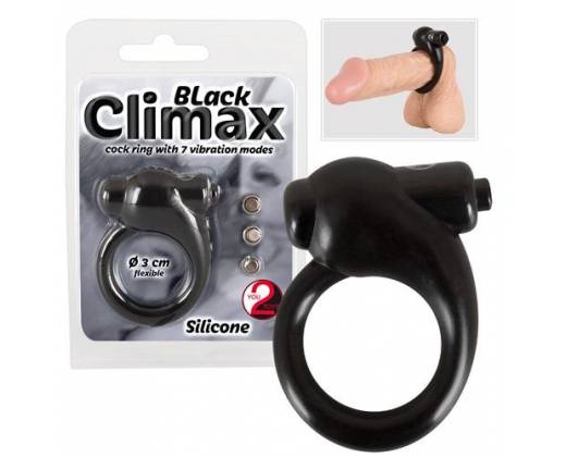 Виброкольцо для пениса Black Climax