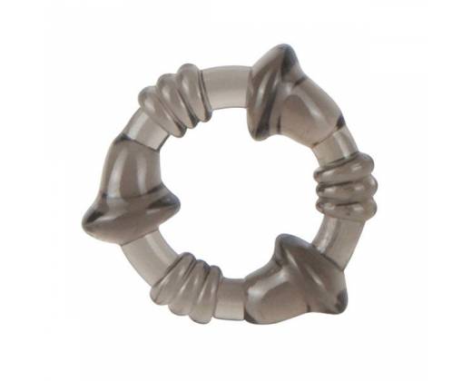 Дымчатое эрекционное кольцо MINI FLEX STRETCHY COCKRING