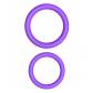 Набор из двух фиолетовых эрекцонных колец Max Width Silicone Rings