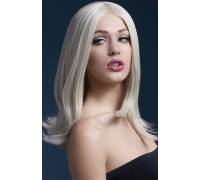 Блондированный парик средней длины без челки Sophia