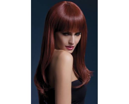 Ярко-рыжий парик Sienna