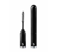 Черный мини-вибратор Eyelash Curler Brush в виде туши для ресниц - 13 см.