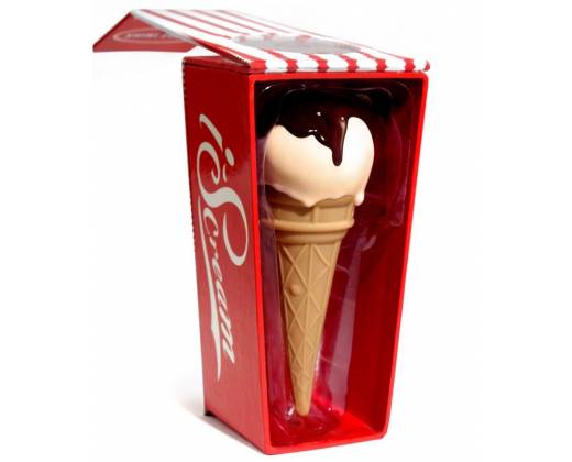 Вибратор I-Scream в виде рожка с мороженым - 14 см.