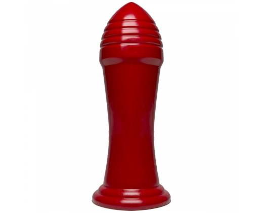 Красный анальный плаг Blockbuster Cherry Bomb - 30,5 см.