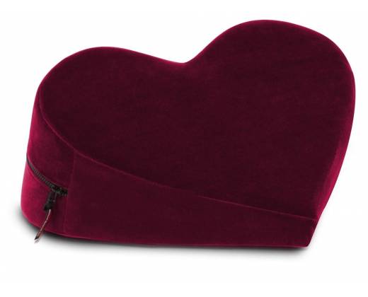 Малая вишнёвая подушка-сердце для любви Liberator Retail Heart Wedge