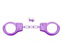 Фиолетовые металлические наручники SHOTS TOYS Purple