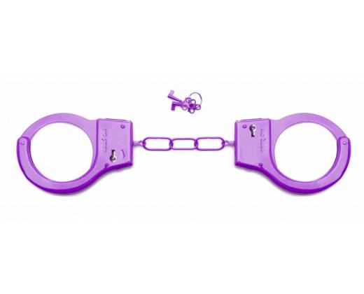 Фиолетовые металлические наручники SHOTS TOYS Purple