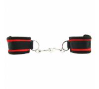 Мягкие наручники с красными вставками Beginners Handcuffs Red