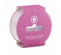 Нежно-розовая липкая лента Non Sticky Bondage Tape - 17,5 м.