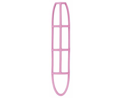 Розовая насадка-сетка на пенис