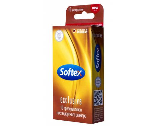 Презервативы нестандартного размера Softex Excluziv - 10 шт.