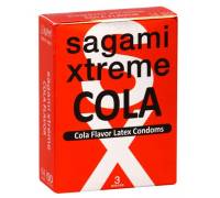 Ароматизированные презервативы Sagami Xtreme COLA - 3 шт.