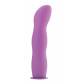 Фиолетовый страпон Deluxe Silicone Strap On 8 Inch с волнистой насадкой - 20,5 см.