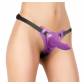 Фиолетовый страпон Pleasure Purple Ouch! - 14,5 см.