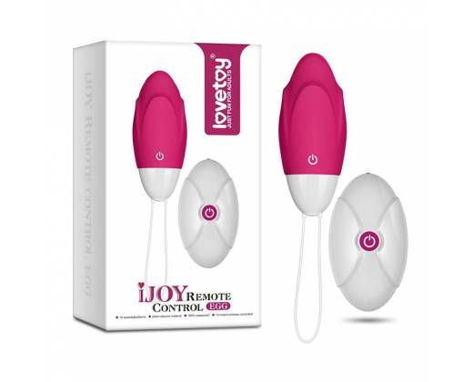 Розовое виброяйцо iJoy remote control egg
