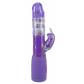 Фиолетовый вибратор хай-тек Control Me Rabbit с пультом ДУ - 24 см.