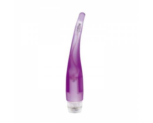 Фиолетовый вибратор Mini Internal Sensations - 16 см.