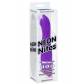 Фиолетовый вибратор Neon Nites - 21,6 см.