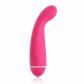 Розовый вибромассажер Intro 6 Pink для G-массажа - 17 см.